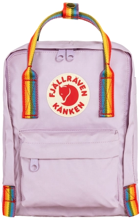 Plecak Kanken Rainbow Mini - 457-907 - Pastel Lavender-Rainbow Pattern