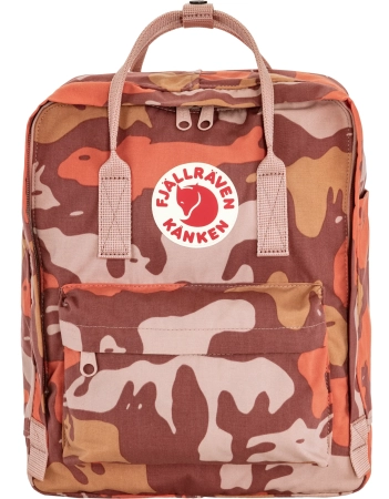 Plecak Kanken Graphics Fjallraven - 302-986 - Chalk Rose-Hidden Animals