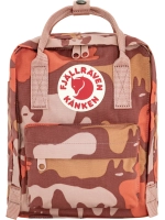 Plecak Kanken Graphics Mini Fjallraven - 302-986 - Chalk Rose-Hidden Animals
