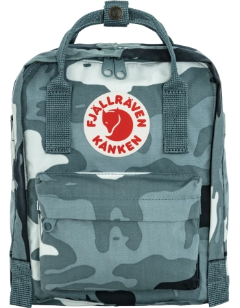 Plecak Kanken Graphics Mini Fjallraven - 577-986 - Nimbus Blue-Hidden Animals