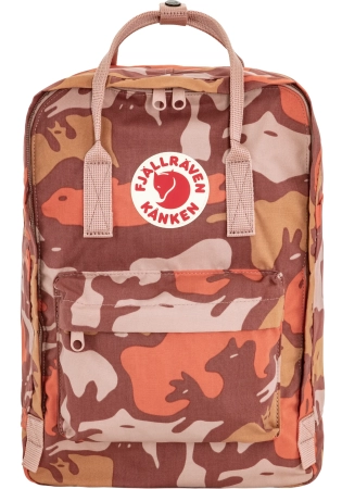 Plecak Kanken Graphics Laptop 15 Fjallraven - 302-986 - Chalk Rose-Hidden Animals