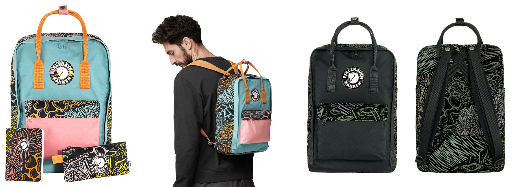 Fjallraven Kanken Art Plus - 965 Darkwoods | edycja limitowana